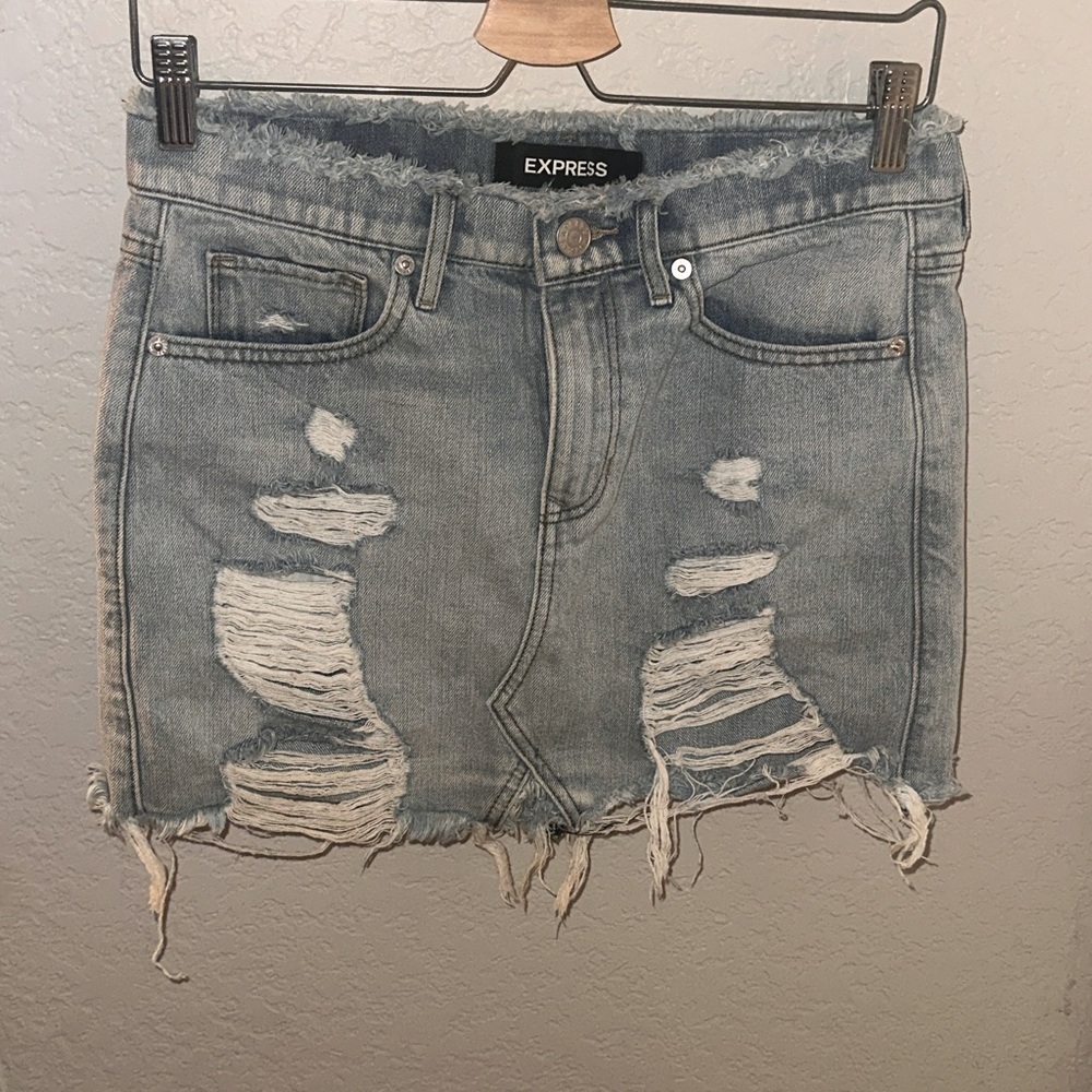 Express Jean Skirt